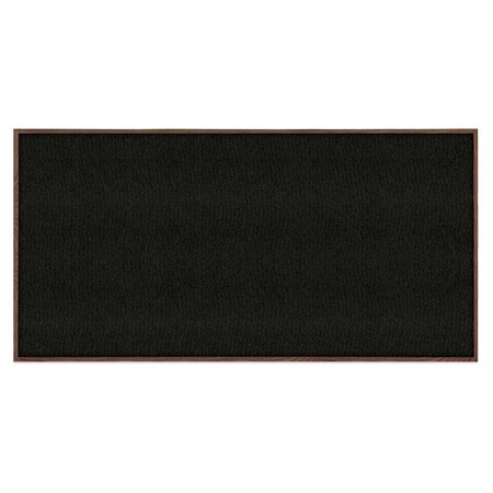 United Visual Products Sliding Door Indoor Enclosed Corkboard, 6 UV9002ACSH-BLACK-CORK